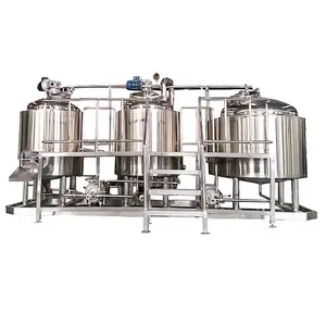 Stainless steel 500l 1000l craft beer brewing equipment beer production commercial brewery line