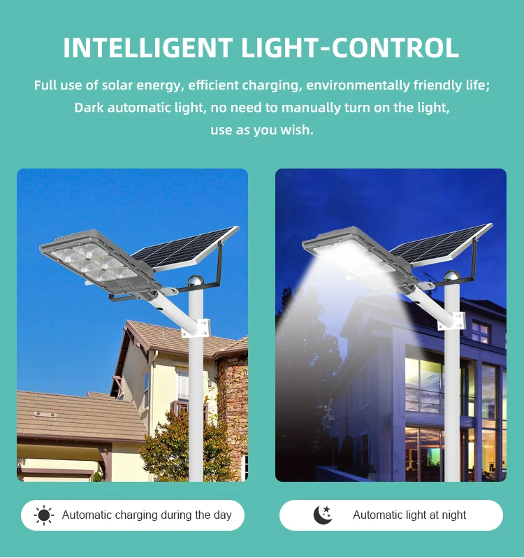 Integrated Solar Led Street Light 150W 200W Led Streetlight - Solar Street Light - 9