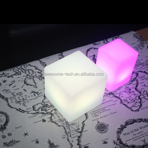 Sáng tạo RGB vuông <span class=keywords><strong>Cube</strong></span> Đèn sạc Led trẻ em ánh sáng ban đêm cho bé - Product Image 4