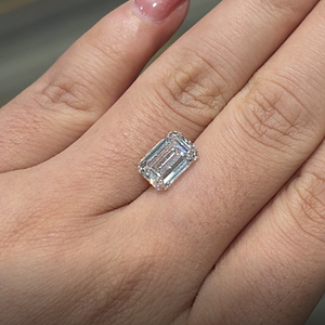 Schnelle Lieferung ab Lager Synthetischer Smaragdschliff Diamant IGI-Zertifiziert D/E/F VVS/VS1 1/2/3ct HPHT CVD Laborgezüchteter Diamant im Smaragdschliff - Product Image 5