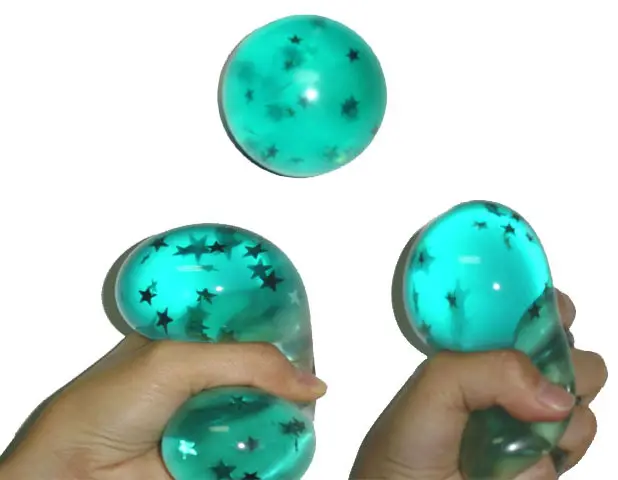 Promozione gel stress liquido glitter palla giocattolo