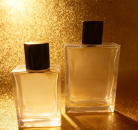 Botol parfum kustom kelas atas 50ml 100ml Set penemuan Mini kaca semprotan pompa Matte selesai isi ulang semprotan kosmetik massal