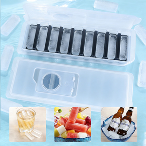 OEM Maßgefertigte 9-Fach Langstreifen-Eiswürfelform mit Deckel, Einfach zu Entnehmende Eisstabform für Wasserflaschen - Product Image 3