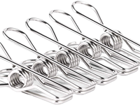 Pinces à linge multi-usages en acier inoxydable 316, anti-rouille, pinces à linge, clips pour sacs de chips, clips métalliques de qualité marine pour bateau, maison