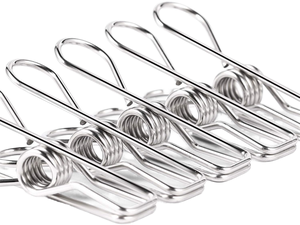 Pinces à linge multi-usages en acier inoxydable 316, anti-rouille, pinces à linge, clips pour sacs de chips, clips métalliques de qualité marine pour bateau, maison - Product Image 1