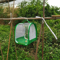 Kit Papillon Pliable, Habitat pour Insectes, Cage Terrarium avec Fermeture Éclair, Écologique, Robuste, Utilisation Extérieure, Voyage, Petit Format