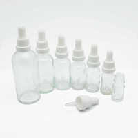 Échantillons Gratuits d'Usine – Flacons compte-gouttes en Verre Transparent de 5ml, 10ml, 15ml, 20ml, 30ml, 50ml, 100ml pour Huiles Essentielles, Sérigraphie pour Gouttes Oculaires