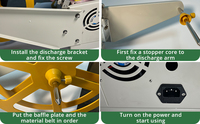 Machine de découpe automatique pour tissus, rubans, sangles, élastiques, étiquettes et bandes en nylon, PVC, polyester
