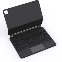 WiWUマジックキーボードBtワイヤレスキーボード充電式ポータブル磁気キーボード、タッチパネル付き、調整可能