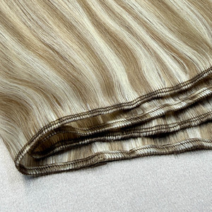 Extensions de cheveux vietnamiennes de haute qualité, trame double tissée à la machine, cheveux Remy européens 100% naturels, lots pour distributeurs de salons - Product Image 2