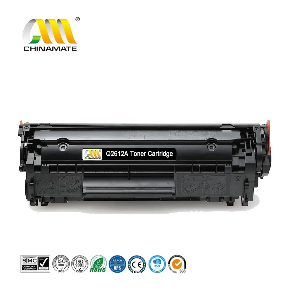 Cartucho de tóner compatible con HP 12A Q2612A, cartucho de tóner universal para impresora HP Q2612A FX9 FX10, 12A, 103, 703,