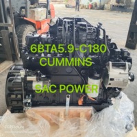 Motor Dongfeng DCEC Cummins 6BTA5.9-C180, Arranque Eléctrico, Refrigerado por Agua, 4 Tiempos, 5.9L, 132KW, 180HP, Maquinaria de Construcción, Nuevo