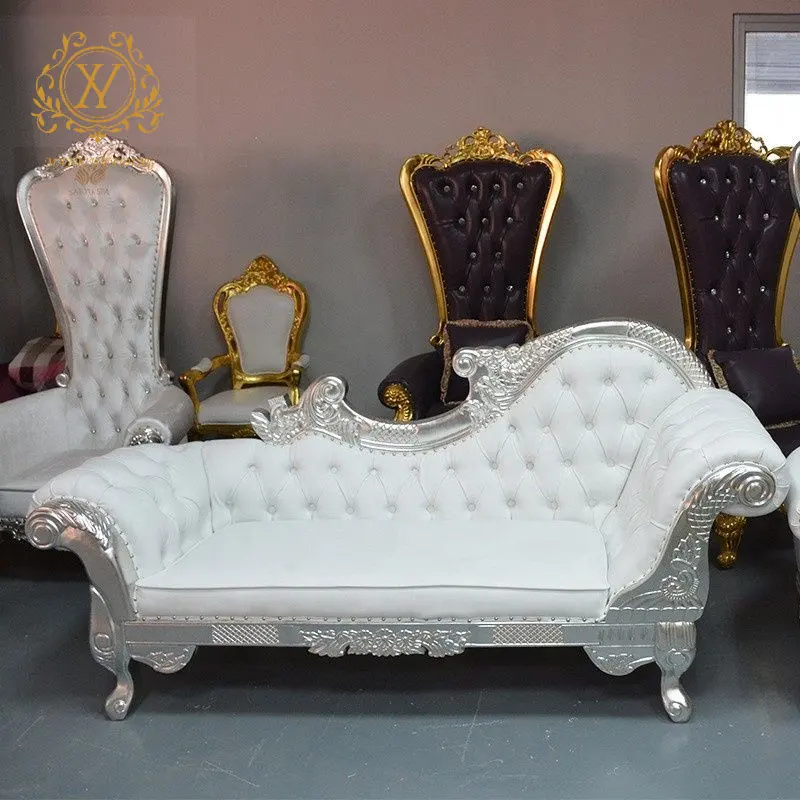 Fabriek Europese Neoklassieke Gesneden Dubbele Prinses Sofa Stoel Decoratie Bruiloft Decoratie Sofa Groothandel