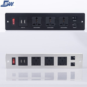 Sran — <span class=keywords><strong>prise</strong></span> de courant <span class=keywords><strong>murale</strong></span> multifonction avec port <span class=keywords><strong>USB</strong></span>, pour système de réunion - Product Image 6