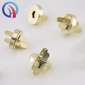 Qinghe 18x4mm Chrome nickle miễn phí kim loại từ nút cao cấp Vòng Snap Nút cho nam giới Túi & trường hợp - Product Image 4