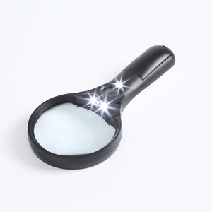 <span class=keywords><strong>Loupe</strong></span> de poche HD à double lentille 3x/45x avec 4 LED et verre optique pour vérification de billets de banque et <span class=keywords><strong>lecture</strong></span> de journaux pour personnes âgées TH-7505 - Product Image 4