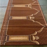 Tapis de mosquée en polyester et nylon tissé, antidérapant, imprimé numériquement, motifs floraux et géométriques, vente directe d'usine, motif personnalisé haut de gamme