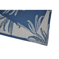 BLUE PHOENIX Europe Gewebte Einfarbige Charakteristische Häkelblumen-Bouquet-Decke 70% Wolle 30% Viskose OEKO-TEX Zertifiziert Langlebig Modisch