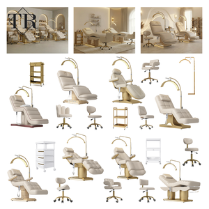 Juego Completo de Muebles Eléctricos para Salón de Belleza <span class=keywords><strong>y</strong></span> <span class=keywords><strong>Spa</strong></span> Turri 3/4 Motorizados, Cama de Depilación para Esteticista, Muebles Cosméticos, Cama de Masaje Eléctrica - Product Image 1