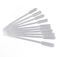 Pipette de transfert jetable de laboratoire bon marché Pipette de transfert en plastique Pasteur 1ml 3ml 5ml Pipette Pasteur