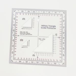 Righello Trasparente Quadrato in Plastica Spessore 1.2mm, 12.7cm x 12.7cm, Lunghezza Massima 12.7cm, per Esterni - Vendita Calda - Product Image 3