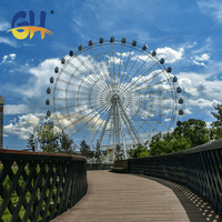 Fabricant de manèges de parc d'attractions de 65m Grande roue d'attraction foraine à vendre