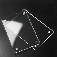 Vente en gros haute brillance 2mm 5mm Feuille acrylique coulée transparente Panneau Pmma pour découpe laser