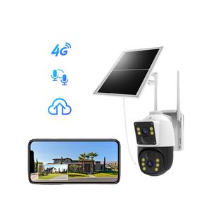 Telecamera Dome PTZ OKAM PRO a Doppia Lente 6MP, Telecamera IP Wireless 4G con SIM per Sorveglianza Domestica, Tracciamento del Movimento e AI - Product Image 1