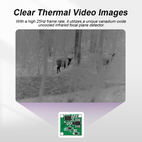 AC Series 384/640 Caméra FPV à imagerie thermique 9MM à rayonnement thermique infrarouge avec élément de capteur CMOS