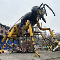 Statue d'insecte géante animatronique pour l'extérieur, service personnalisé, usine Kawah
