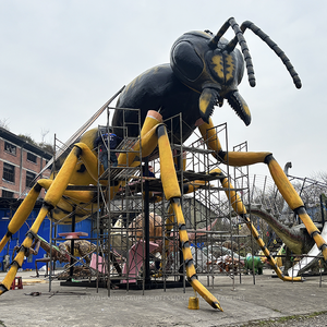 Outdoor-Insektenstatue Riesige Animatronische Wespe Maßgeschneiderter Service Kawah Fabrik - Product Image 1
