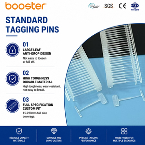 Attaches à boucle personnalisées pour vêtements, moulées par injection, avec pistolets d'étiquetage standard et épingles pour l'étiquetage des produits de vente au détail de vêtements - Product Image 6