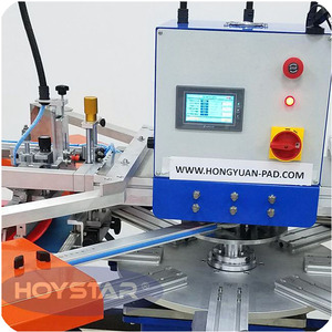 3 màu 8 trạm quay màn hình máy in cho không dệt Túi tự động điện Áo Thun Màn hình máy in micro điều chỉnh - Product Image 6