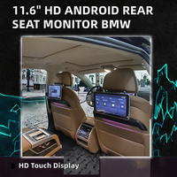 Système de divertissement pour sièges arrière, processeur Qualcomm 8 cœurs, Android 13, moniteur d'appuie-tête pour voiture BMW, 4 Go de RAM, 64 Go de stockage, écran tactile capacitif USB, Benchmark 200K