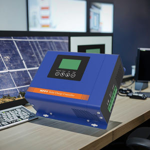 Pengontrol CAS surya MPPT pintar, 40A 10 a-40 A 12V/24V Regulator baterai sistem energi surya otomatis 150V pengontrol pencahayaan - Product Image 2