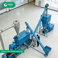 Machine à granulés d'aliments pour chèvres GEMCO haute efficacité, petite taille, 1 tonne/heure, pour usage agricole