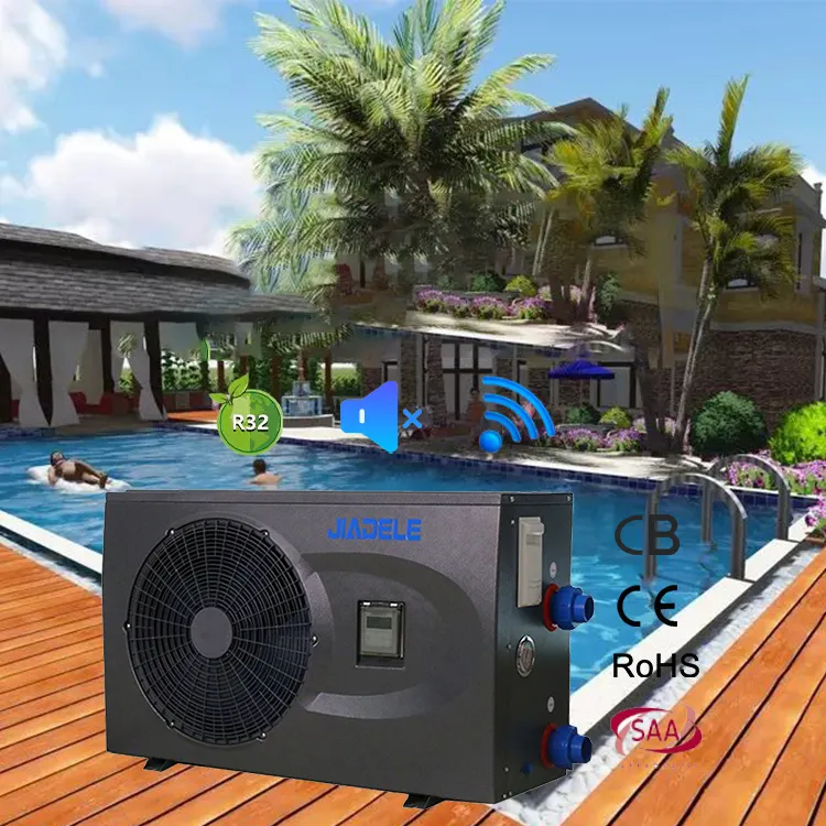 JIADELE DC Inverter calentador de bobomba de calor R32 spa havuz ısıtıcı hava kaynaklı ısı pompası SU ISITICI yüzme havuzu için