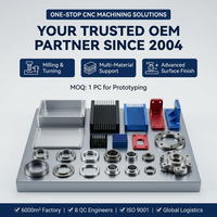 Servicio de Fresado CNC de 3, 4 y 5 Ejes OEM, Piezas de Prototipo Mecanizadas de Aluminio y Titanio Personalizadas, ISO 9001, Tolerancia Ajustada, Entrega Rápida