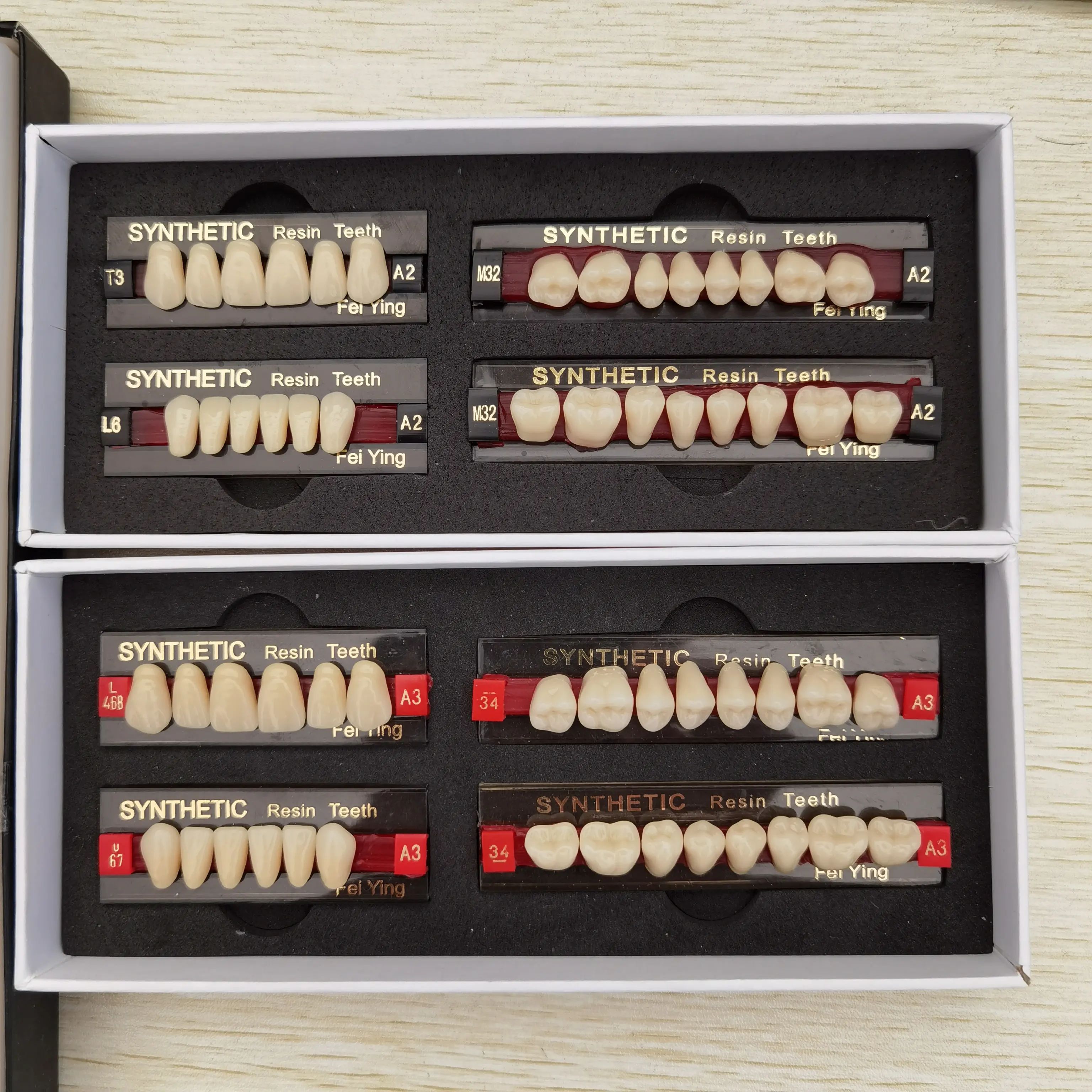 CE ISO อนุมัติทันตกรรมฟันเทียมคอมโพสิตฟันโพลิเมอร์สังเคราะห์สำหรับห้องปฏิบัติการทันตกรรม
