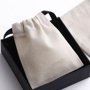 Wholesale Environmentally Friendly Canvas Muslin <b>Drawstring</b> Bag Recycled Cotton Fabric <b>Pouch</b> Natural Cotton <b>Drawstring</b> Bag <b>Pouch</b> - Product Image 4