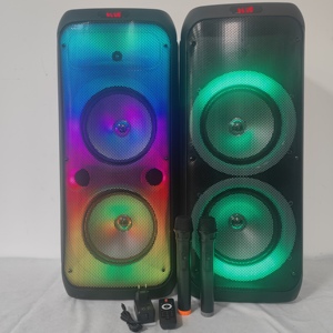 Kép 10-inch Bass woofer không dây HIFI Karaoke DJ Đảng loa mic BT Led ánh sáng đầy màu sắc di động ngoài trời tháp Loa hộp - Product Image 3