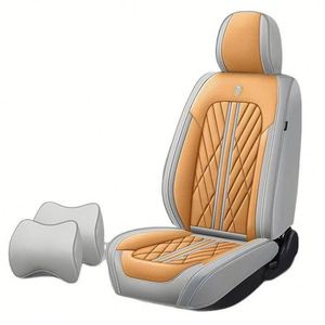 Ensemble de housses de siège auto Marcan, 5 pièces, toutes saisons, élégant, luxueux, tout-en-un, en cuir, universel, accessoire de protection, design professionnel - Product Image 4