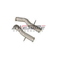 Collecteur d'échappement haute performance pour Mercedes C43 E43 GLC43 AMG et C400 C450 E400 E450 Moteur M276 avec bouclier thermique LHD/RHD