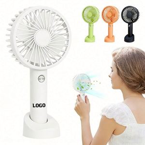 Promotional Student <b>Gift</b> Portable Mini Usb Long Life Charging Handheld <b>Small</b> Fan Stand With Custom Logo - Product Image 1