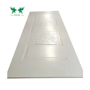 Melamin Tiongkok cetakan veneer kulit pintu timbul mdf cetakan lembaran panel pintu Harga guangzhou