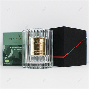 مجموعات هدايا شموع فاخرة للبيع بالجملة علبة مربعة لتعبئة الشمع للتزيين مع صناديق تغليف الشمع مطبوعة بطباعة أختام - Product Image 4