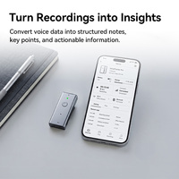 Dispositif de traduction linguistique intelligent AI, collaboration d'équipe sans fil, enregistreur vocal, transfert WiFi, connectivité BLE, portable