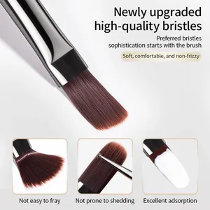 QNL Set de Pinceles de Doble Punta para Construcción de Uñas, Pincel Delineador para Gel UV, Mango de Madera, Tapa Antipolvo Incluida, Calidad Profesional, Herramienta de Manicura DIY - Product Image 3