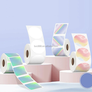 Cho phomemo M220/M110/M108 tương thích không thấm nước Gradient nhãn Holographic Trắng nhãn nhiệt giấy - Product Image 2