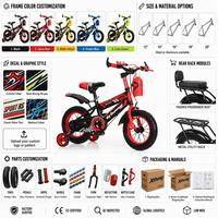 Vélo pour enfant Xiaotianhang Manufacture Factory, cadre en acier, pour garçons de 3 à 12 ans